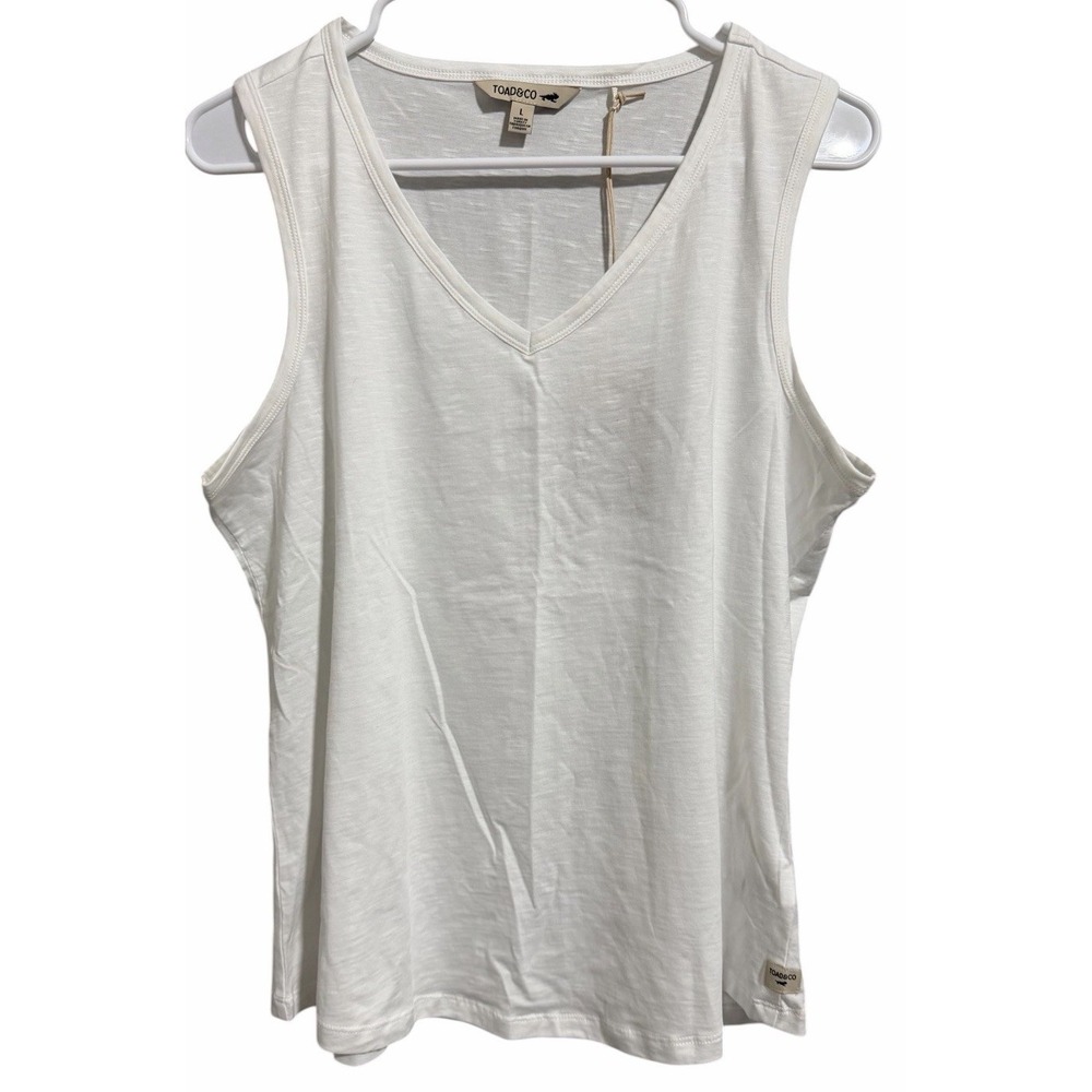 Toad&Co Marley Tank True White Women's Size Large